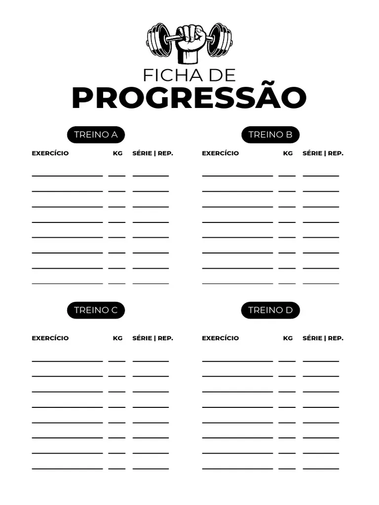 Tabela de Treino